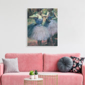 Edgar Degas Dancers in Violet Leinwanddruck (Insitu (Wohnzimmer))