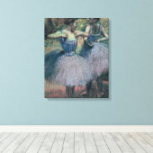 Edgar Degas Dancers in Violet Leinwanddruck (Insitu (Holzboden))