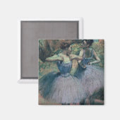 Edgar Degas Dancers in Violet Magnet (Vorderseite/Rückseite)