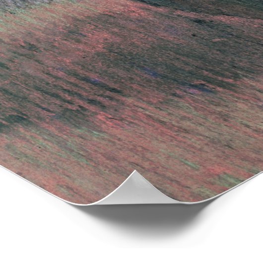 Edgar Degas Dancers in Violet Poster (Ecke)