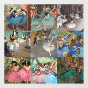 Edgar Degas - Dancers Masterpiece Selection Fensteraufkleber