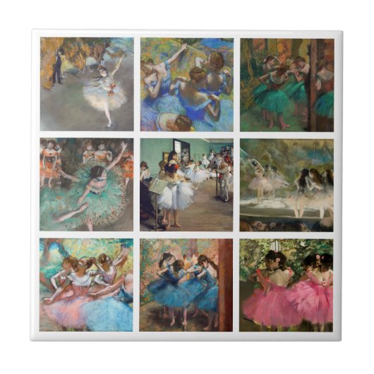 Edgar Degas - Dancers Masterpiece Selection Fliese (Vorderseite)