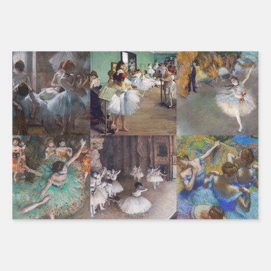 Edgar Degas - Dancers Masterpiece Selection Geschenkpapier Set (Vorderseite 3)