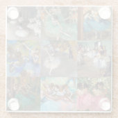 Edgar Degas - Dancers Masterpiece Selection Glasuntersetzer (Rückseite)