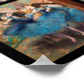 Edgar Degas - Dancers Masterpiece Selection Poster (Ecke)