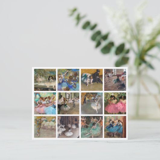 Edgar Degas - Dancers Masterpiece Selection Postkarte (Stehend Vorderseite)