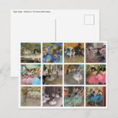 Edgar Degas - Dancers Masterpiece Selection Postkarte (Vorne/Hinten)