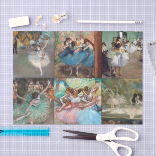 Edgar Degas - Dancers Masterpiece Selection Seidenpapier (Handwerk)