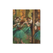 Edgar Degas Dancers Pink und Green