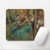 Edgar Degas Dancers Pink und Green Mousepad (Mit Mouse)