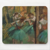 Edgar Degas Dancers Pink und Green Mousepad (Vorne)