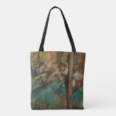 Edgar Degas Dancers Pink und Green Tasche (Rückseite)