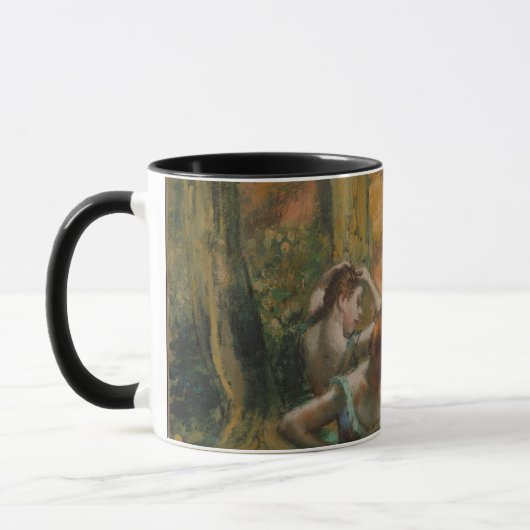 Edgar Degas Dancers Pink und Green Tasse (Links)