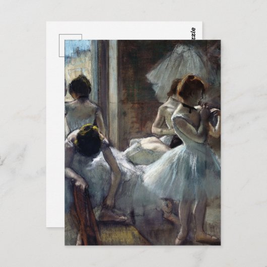 Edgar Degas Dancers Postkarte (Vorne/Hinten)