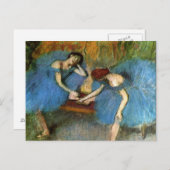 Edgar Degas Dancing Ballerinas Fine Art Art Postkarte (Vorne/Hinten)