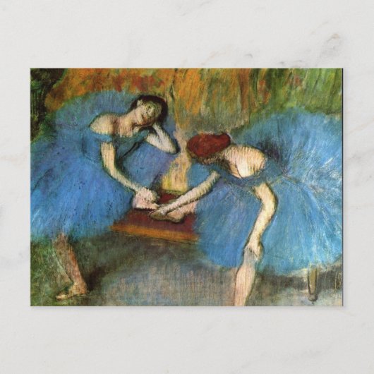 Edgar Degas Dancing Ballerinas Fine Art Art Postkarte (Vorderseite)