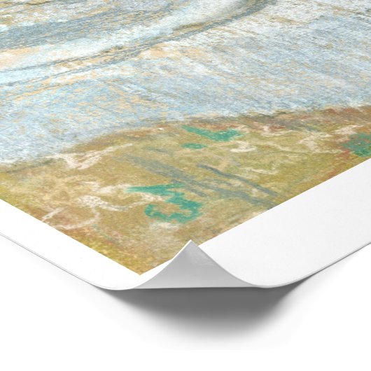 Edgar Degas | Das Bad Poster (Ecke)