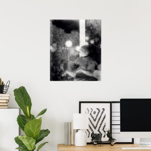 Edgar Degas | Das Café-Konzert Poster (Heimbüro)