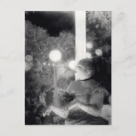 Edgar Degas | Das Café-Konzert Postkarte (Vorderseite)