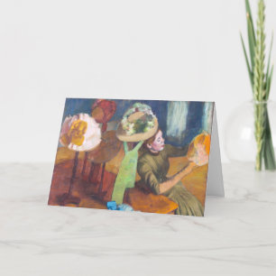 Edgar Degas - Das Hutgeschäft Karte