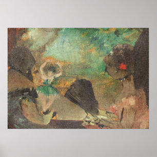 Edgar Degas das Loge, c.1883 Poster