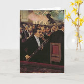 Edgar Degas | das Opern-Orchester, c.1870 Karte (Gelbe Blume)