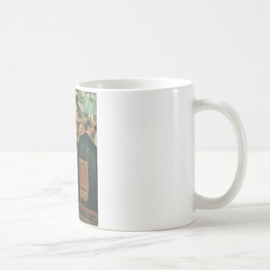 Edgar Degas das Orchester der Oper Kaffeetasse (Rechts)