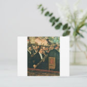 Edgar Degas Das Orchester der Oper Postkarte (Stehend Vorderseite)