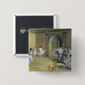 Edgar Degas | das Tanz-Foyer Button (Vorne & Hinten)