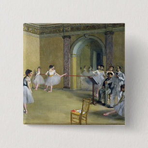 Edgar Degas   das Tanz-Foyer Button