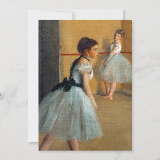 Edgar Degas Das Tanzfoyer der Oper Ankündigung (Vorderseite)