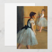Edgar Degas Das Tanzfoyer der Oper Ankündigung (Vorne/Hinten)