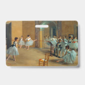 Edgar Degas Das Tanzfoyer der Oper Ausweis (Rückseite)