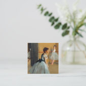 Edgar Degas Das Tanzfoyer der Oper Begleitkarte (Stehend Vorderseite)