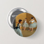 Edgar Degas Das Tanzfoyer der Oper Button (Vorne & Hinten)