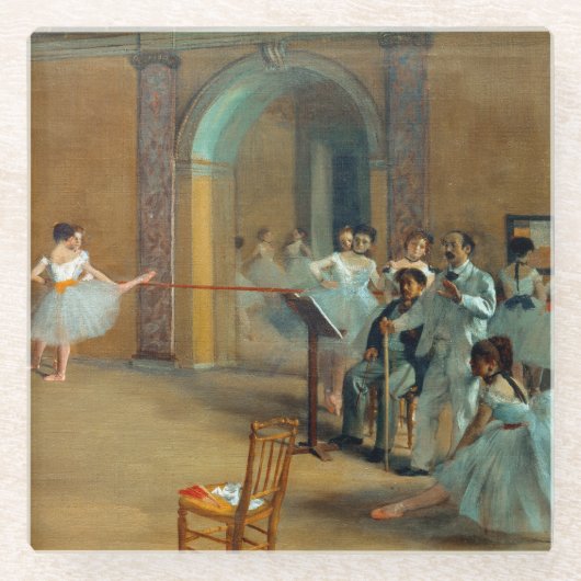 Edgar Degas Das Tanzfoyer der Oper Glasuntersetzer (Vorderseite)