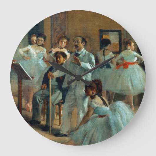 Edgar Degas Das Tanzfoyer der Oper Große Wanduhr (Vorderseite)