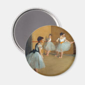 Edgar Degas Das Tanzfoyer der Oper Magnet (Vorderseite/Rückseite)