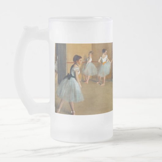 Edgar Degas Das Tanzfoyer der Oper Mattglas Bierglas (Links)
