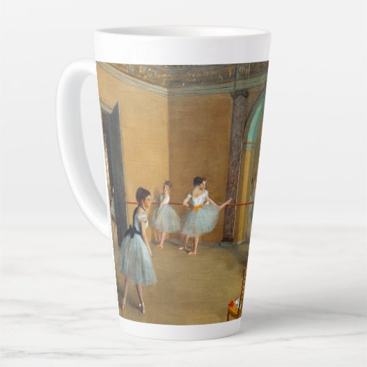 Edgar Degas Das Tanzfoyer der Oper Milchtasse (Linke Ecke)