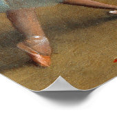 Edgar Degas Das Tanzfoyer der Oper Poster (Ecke)