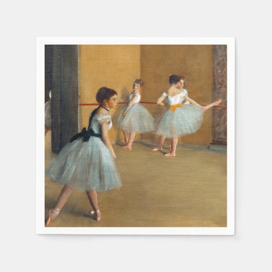 Edgar Degas Das Tanzfoyer der Oper Serviette (Vorderseite)