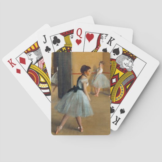 Edgar Degas Das Tanzfoyer der Oper Spielkarten (Rückseite)