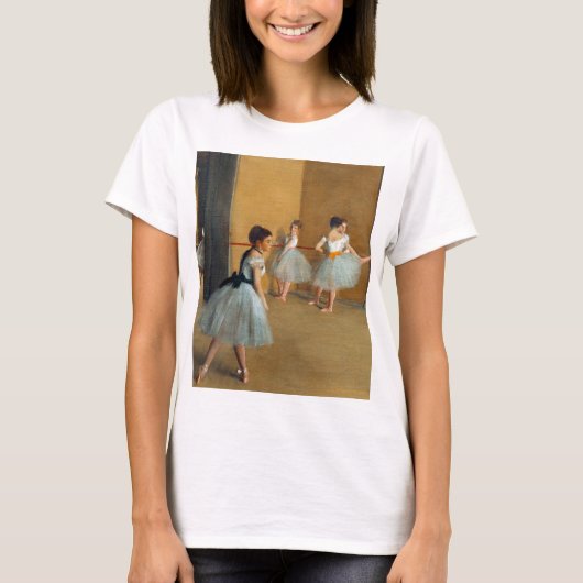 Edgar Degas Das Tanzfoyer der Oper T-Shirt (Vorderseite)