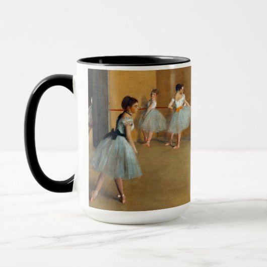 Edgar Degas Das Tanzfoyer der Oper Tasse (Links)