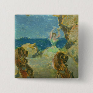 Edgar Degas der Ballett-Tänzer, 1891 Button