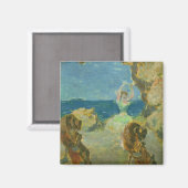 Edgar Degas | Der Balletttänzer, 1891 Magnet (Vorderseite/Rückseite)
