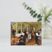 Edgar Degas - Der Baumwollaustausch Postkarte (Stehend Vorderseite)