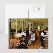 Edgar Degas - Der Baumwollaustausch Postkarte (Vorne/Hinten)
