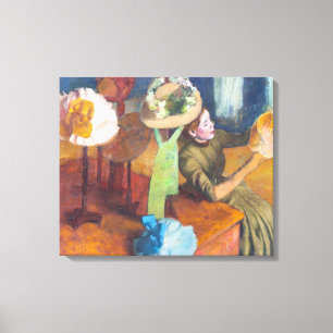 Edgar Degas - Der Hutladen Leinwanddruck